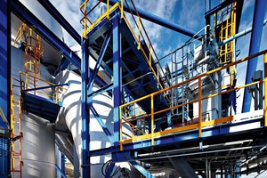 1 Preheater tower top