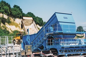 Example of a Samson Material Feeder in a quarry