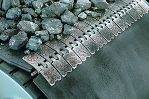 The mechanical Rivet Hinged connectors ­ensure high tensile strength and distribute loads uniformly across the width of the belt