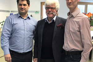 Wolfgang ­Hammer, Hans Joachim Grieb and  Dr. Stefan Kern (f.l.t.r)