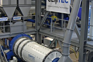 Cemtec’s pilot plant (left) and equipment delivered to South Korea (right)