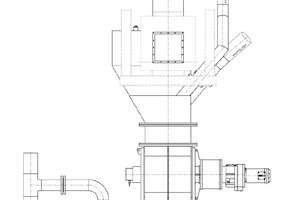4 Planning detail for integration of the ceramic rotary feeder into the existing plant peripherals