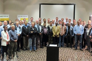 1 The attendees of the Gebr. Pfeiffer Panel in South Africa