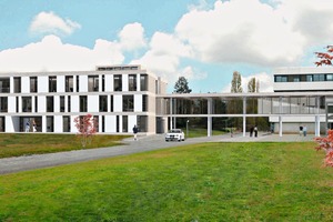 Architectural rendering of the Start-Up Accelerator building in Lyon