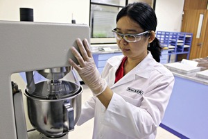 Practical test at Wacker’s new technical center in Jakarta