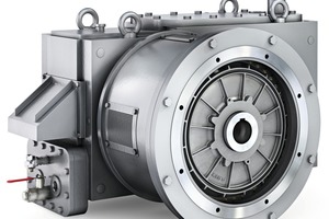 2 The compact design of the H3SH helical gear from Siemens allowed a center distance of just 850 millimeters to be achieved between the rolls
