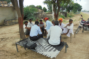 A biomass farmer meeting
