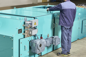 Completely enclosed design the Multidos VDP-C