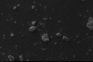 6  Images of unground (left) and ground classifier fine material (20 μm)