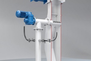 Typical installation of the Ceops sampling device