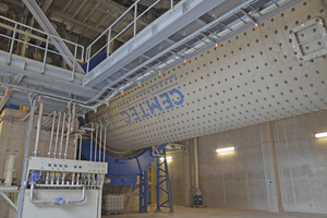 2 A new cement mill with a mill tube measuring 4.5 m in diameter and just above 14 m in length was also installed