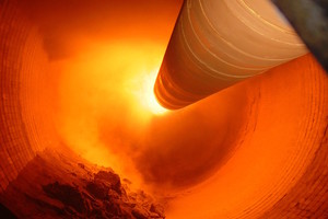 Rotary kiln at Märker Zement