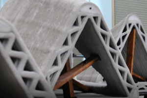 4 High-performance concrete wall printed using AM