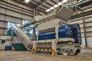 For Geocycle Mexico, the Polaris 2200 is the ideal shredder for one-step alternative fuel production