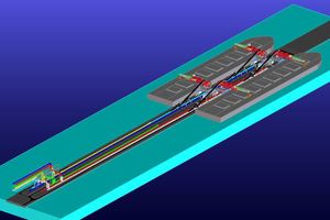 1 A 3D particular design of the export terminal