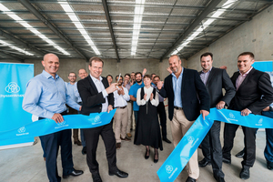 2 The service center opening by Dr. Donald Weir and Andrew Howie with colleagues