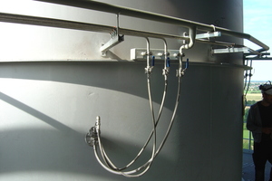 8 SNCR injection lances on FLS-calciner