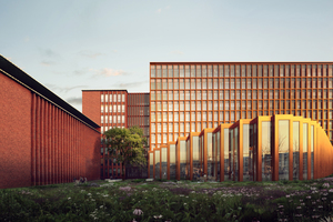 FLSmidth new campus visualisation of COBE’s winning proposal