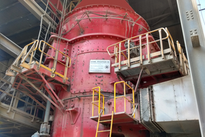 1 Gebr. Pfeiffer MPS 3350 BC clinker grinding mill installed with production line one