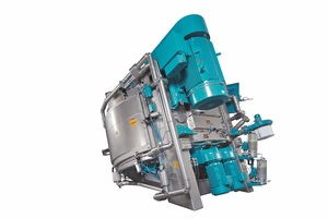 9 Eirich mixer for recycling of aerosol cans, Type RV23VAC