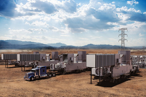 1 Pre-assembled plug-and-play units mounted on trailers require minimum installation time at the site – and they can be quickly redeployed to a different location when the additional power is no longer needed
