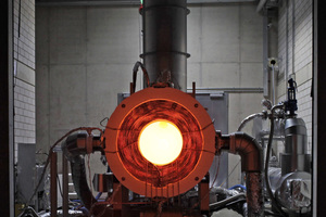 2 Synhelion‘s 250 KW solar receiver glows after testing because it reached over 1500°C