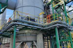 5 The installation of a state-of-the-art hot gas generator provides extreme fuel flexibility