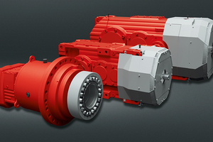 The standard helical and helical-bevel gear units of Generation X.e in sizes up to 175 kNm and the standard planetary gear units of the P series up to 360 kNm are available as ATO 5 products –including almost all options