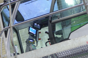 10 Maxcab industrial cabin with sliding door and bulletproof glass