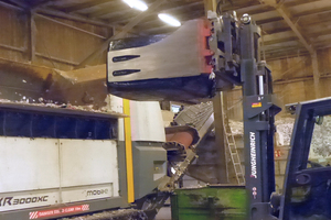 3 Here, the tetrapack material is processed, and the end product then goes to a Danish cement plant, where it serves as both a fuel and an aluminum supplier