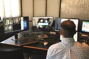 The user is guided through the commissioning process from the back office