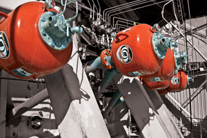 2 A series of air cannons can be programmed to deliver precisely-timed operation for maximum benefit