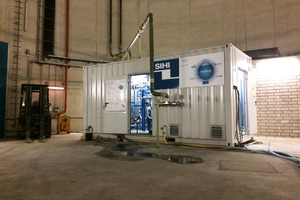 1 The carbon capture plant at Holcim’s Höver cement works