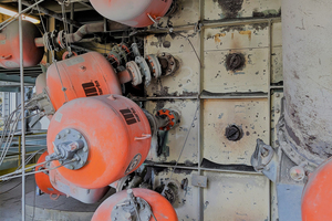 1 These air cannons are strategically located and fired in a specific sequence for maximum effect