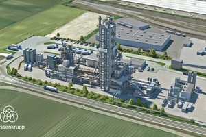 Aerial view – animation CI4C plant