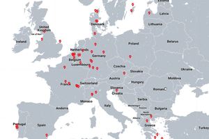 The interactive map demonstrates the commitment from the European cement industry