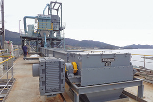 3 Japan: Aumund Drag Chain Conveyor type Louise for conveying alternative fuels at the Ofunato power plant of Taiheiyo Cement in the Iwate Prefecture