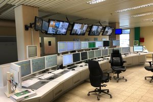 Before: The old production control center