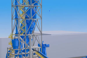 Plant for activated clay