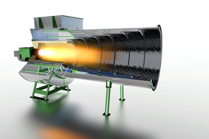 6 Loesche’s hot gas generator for drying applications