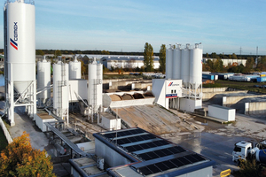 1 Recycled concretes or concrete using recycled aggregates are produced at the Velten ready-mix concrete plant: Thanks to their recycled constituents, these more sustainable concretes make an active contribution to the conservation of natural resources