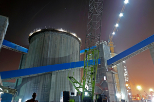 5 The order includes a 1000 t/h truck unloading station, a 25 000 t/h additive storage facility, a 1000 t/h truck loading station, 2 x 50 000 t clinker silos, 4 x rotopackers, 8 x truck loading stations, 10 x truck scales and related laboratory equipment