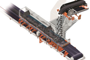 1 The original transfer point had serious spillage issues