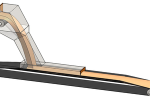 2 Model of complete standard conveyor receiving and discharge for external analysis