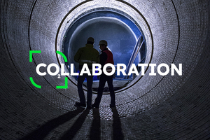 3 “Collaboration” campaign visual for the launch of Heidelberg Materials’ evoZero products