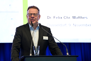 2 Dr Matthes presented the national and international carbon management strategy and its implications for the cement industry