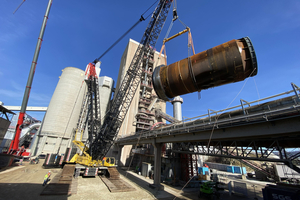 1 Hub of the pre-assembled kiln shot with kiln tyre – 247 t