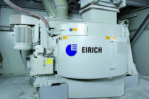 3 Eirich intensive mixers use a mixing principle in which the container and mixing tools move independently of each other