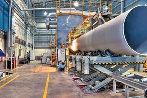 GRP pipes are used in a wide range of applications - for example for wastewater systems and drinking water pipes