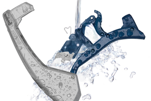 2 The SECUNORM 610 XDR can be cleaned with compressed air, water, alcohol or acetone, and a brush is often all that is needed